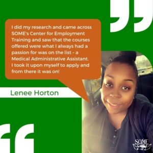 Lenee Hornton Employment Training Success Story MAA Quote