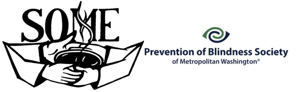 SOME and Prevention of Blindness Society of Metropolitan Washington Logo Lockup