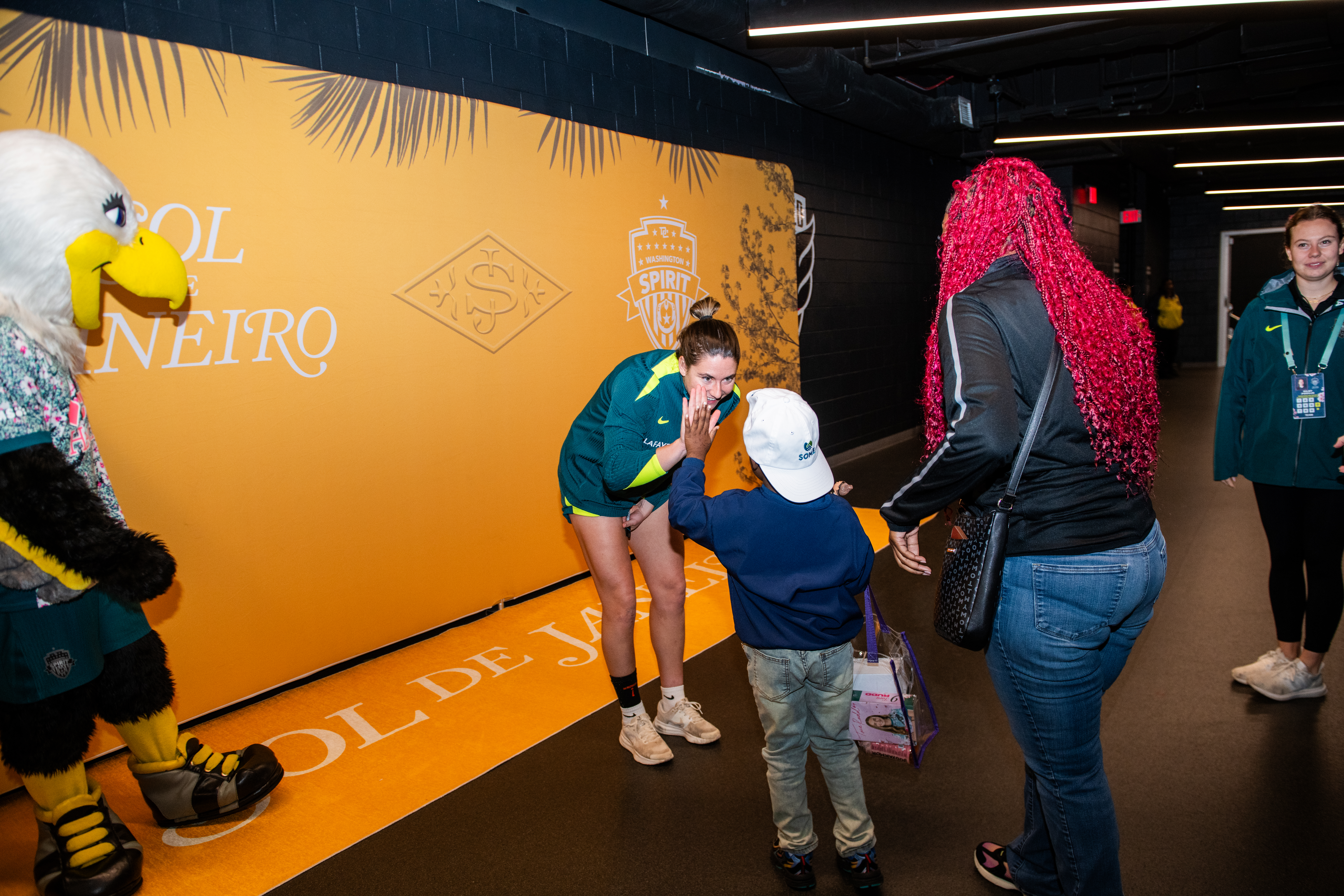 SOME families participating in the Washington Spirit VIP experience